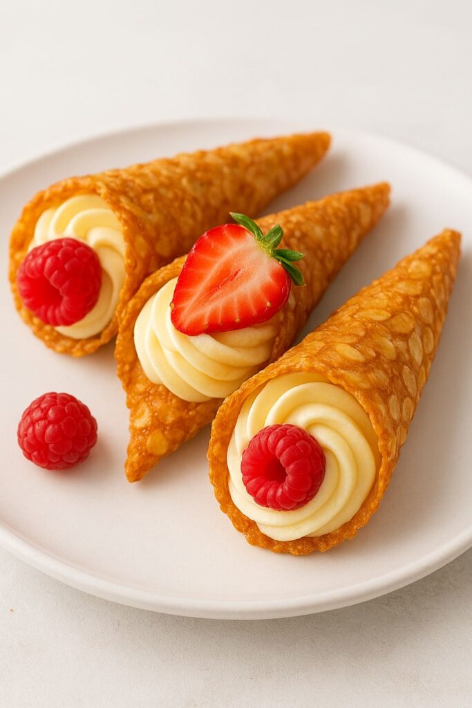 Cheesecake Almond Cone Recipe