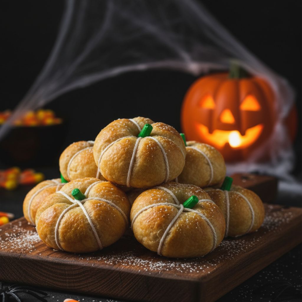 Crescent Roll Pumpkins
