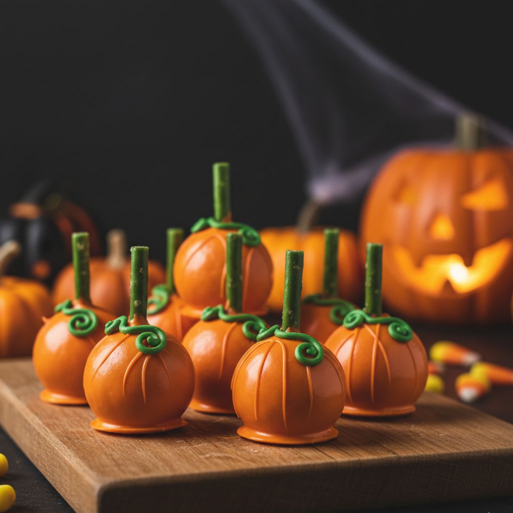 Pumpkin Patch Cake Pops