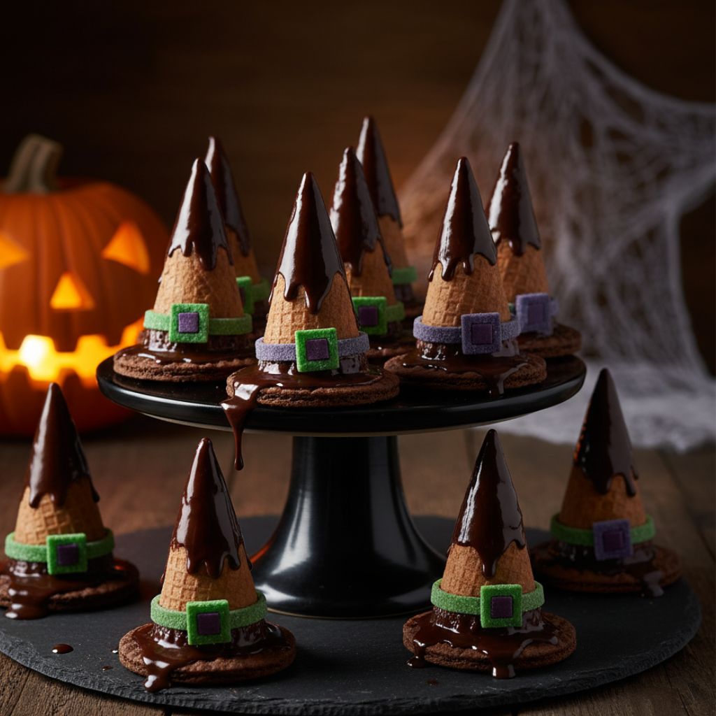 Wicked Witch Hat Cookies