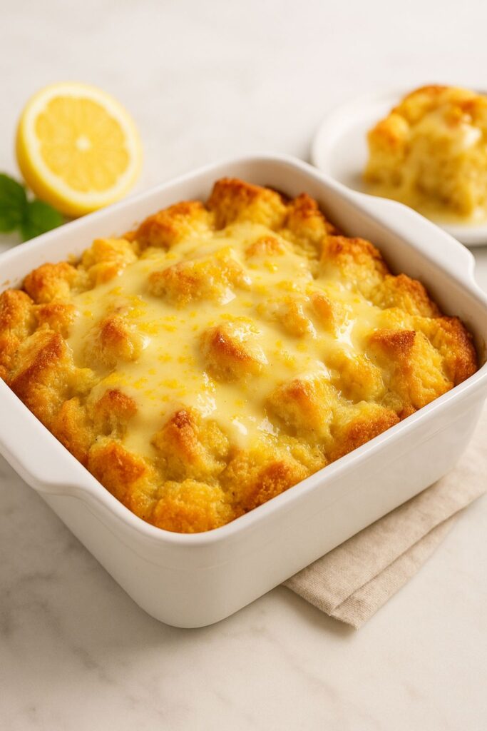 Carrabba's Limoncello Bread Pudding Recipe