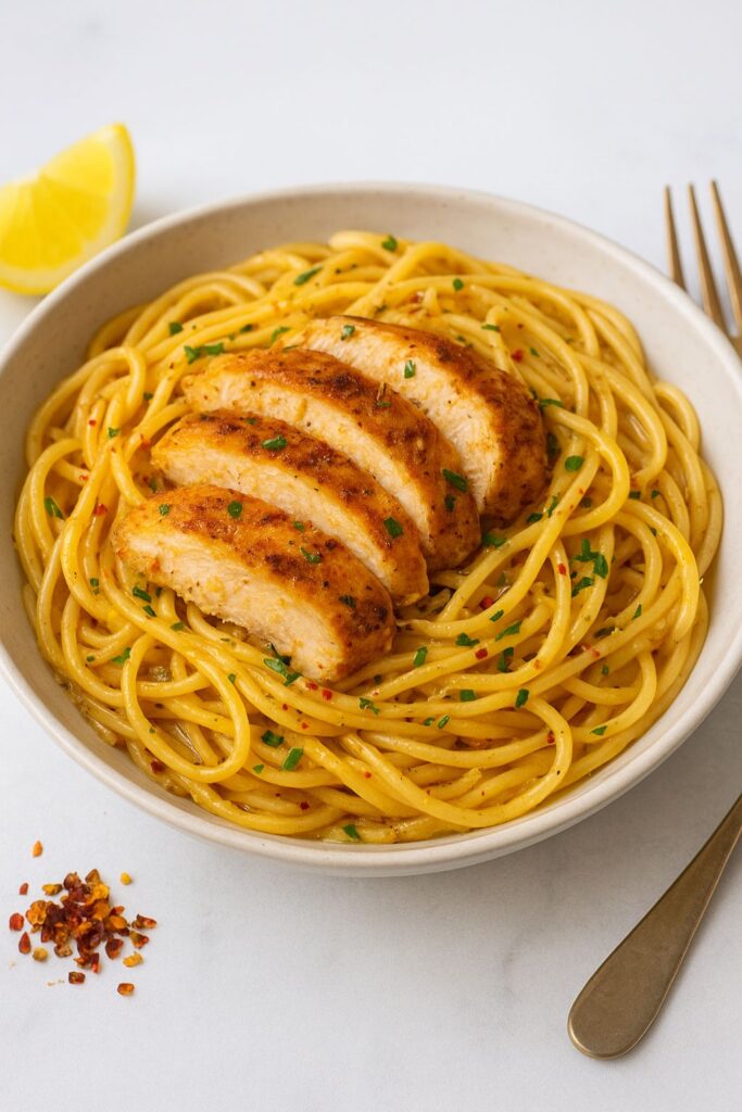 Cowboy Butter Chicken Linguine Recipe