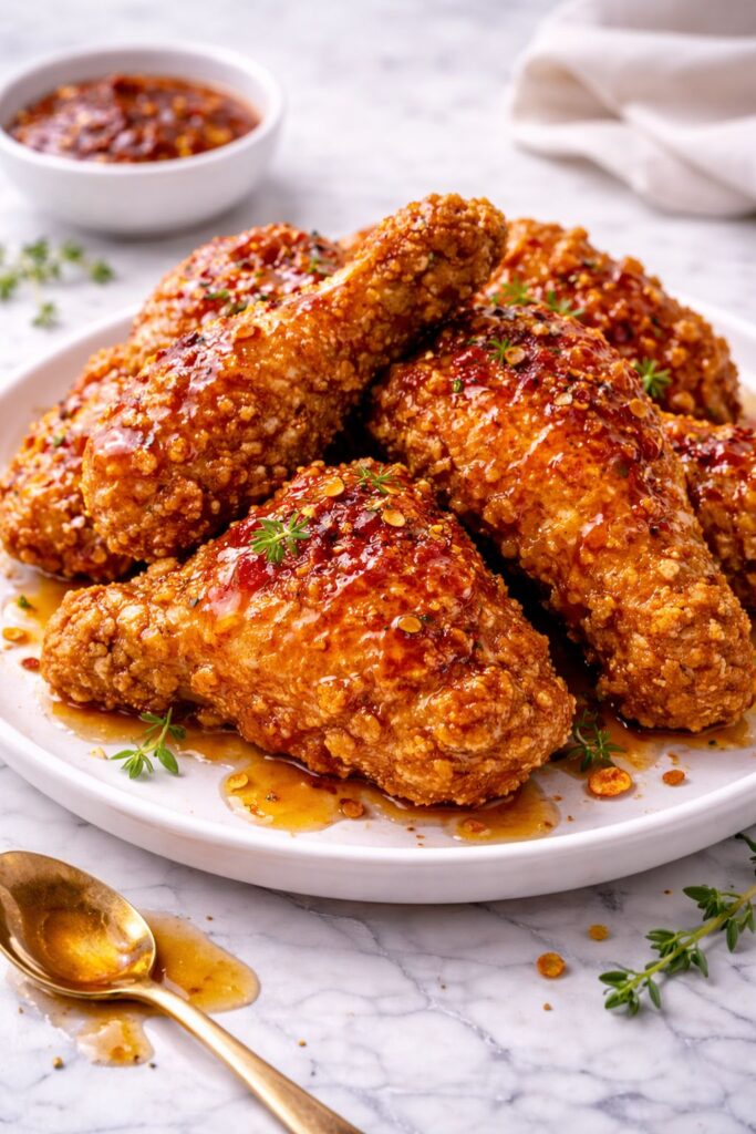 Crunchy Hot Honey Chicken Recipe