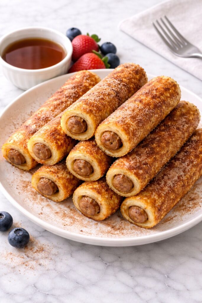 Sausage French Toast Roll-Ups Recipe