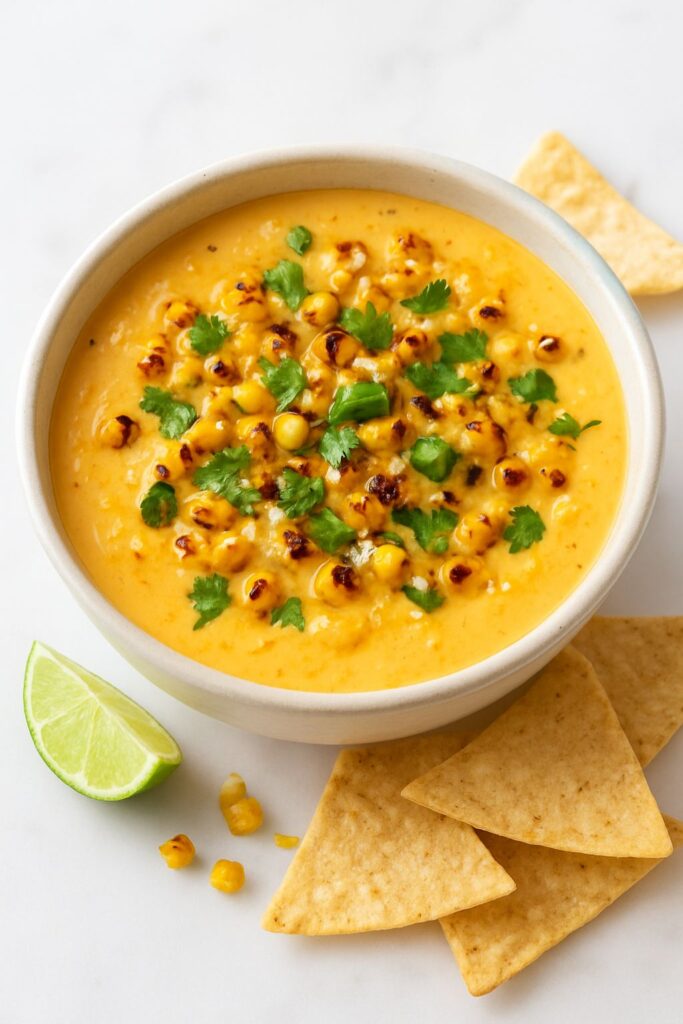 Street Corn Queso Dip Recipe