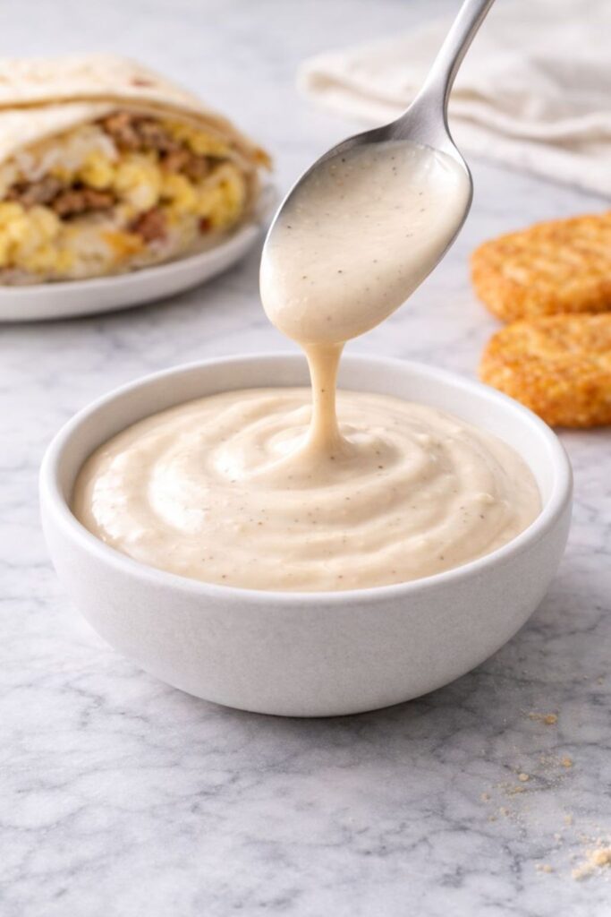 Taco Bell Breakfast Crunchwrap Sauce Recipe