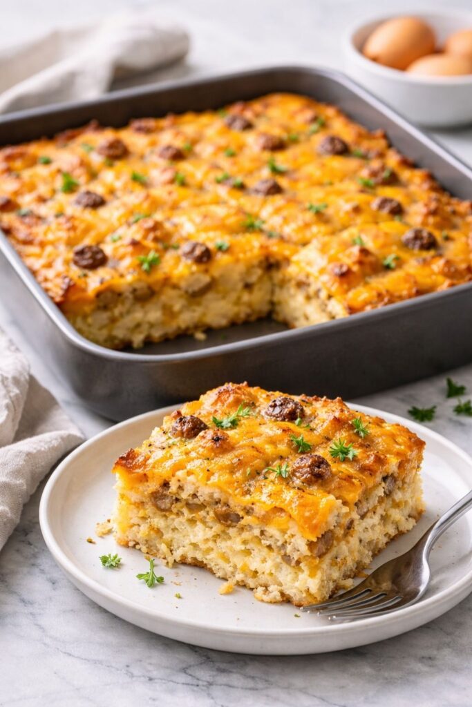 Amish Breakfast Casserole With Hashbrowns