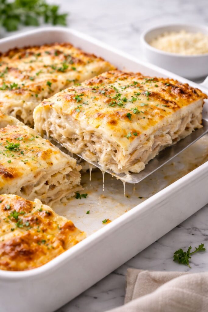 Chicken Alfredo Lasagna Recipe