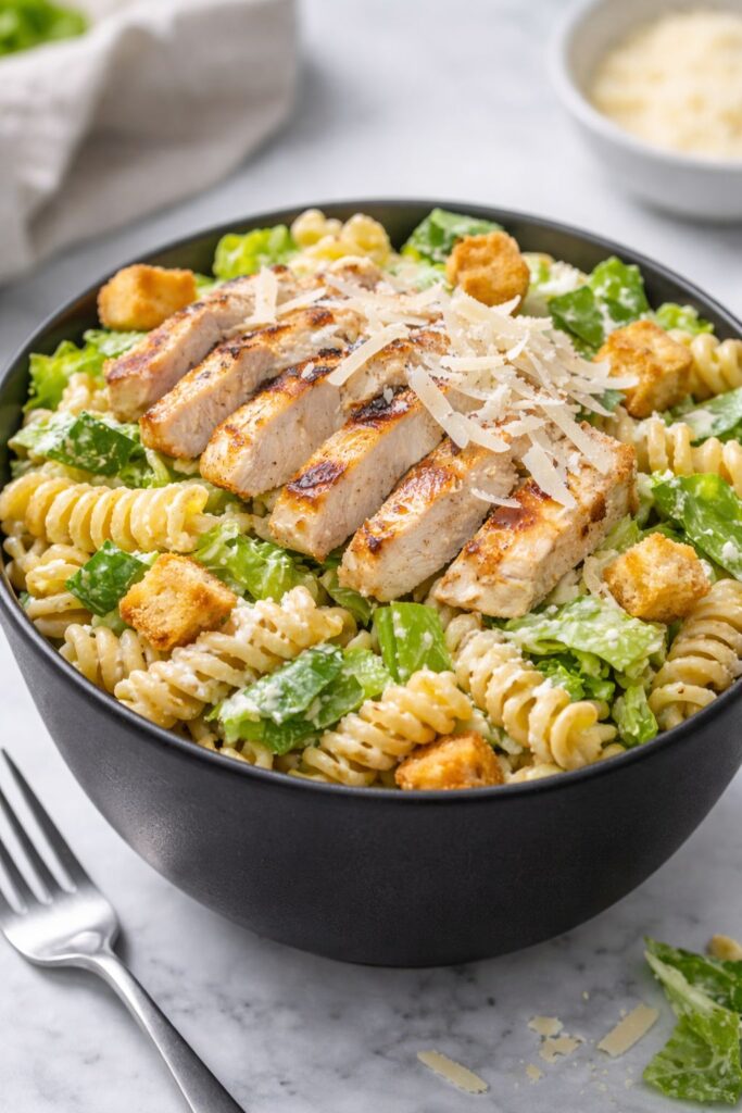 Chicken Caesar Pasta Salad