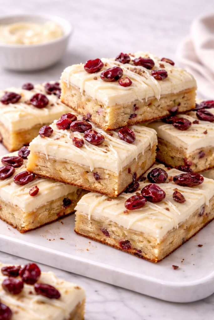 Cranberry Bliss Bars Recipe