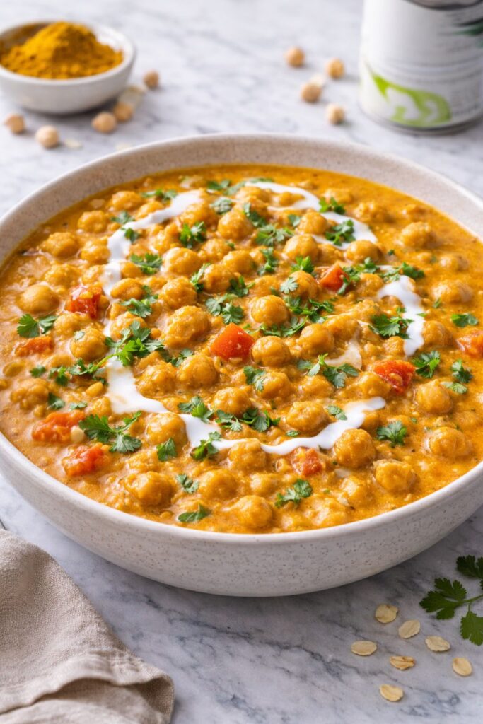 Creamy Coconut Chickpea Curry Recipe