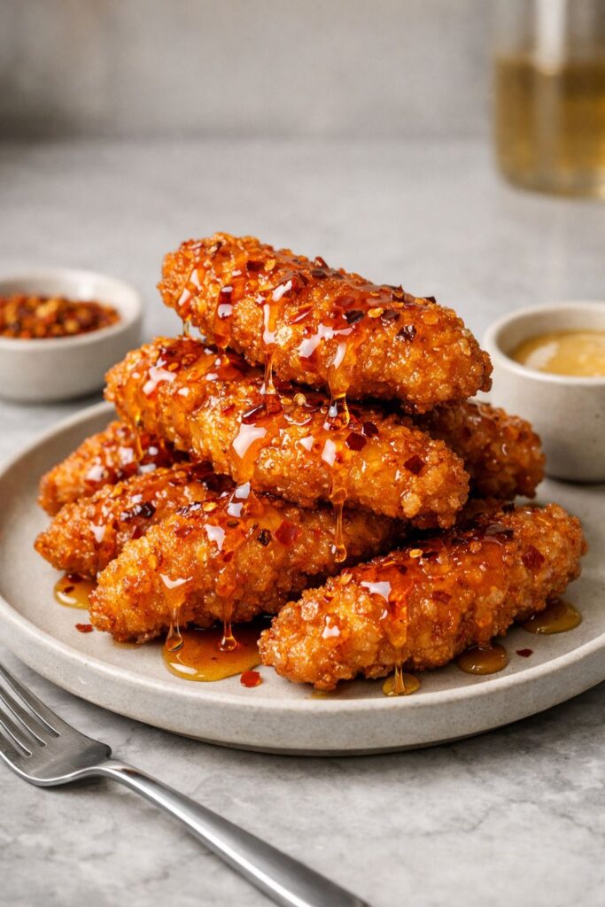 Hot Honey Chicken Tenders Recipe