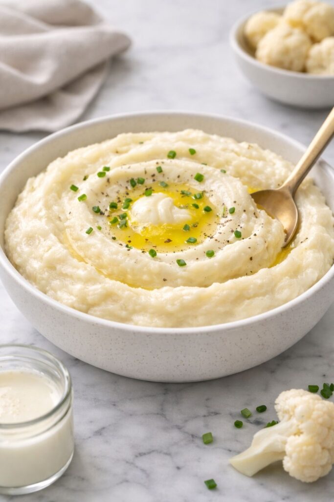 Instant Pot Cauliflower Mashed Potatoes