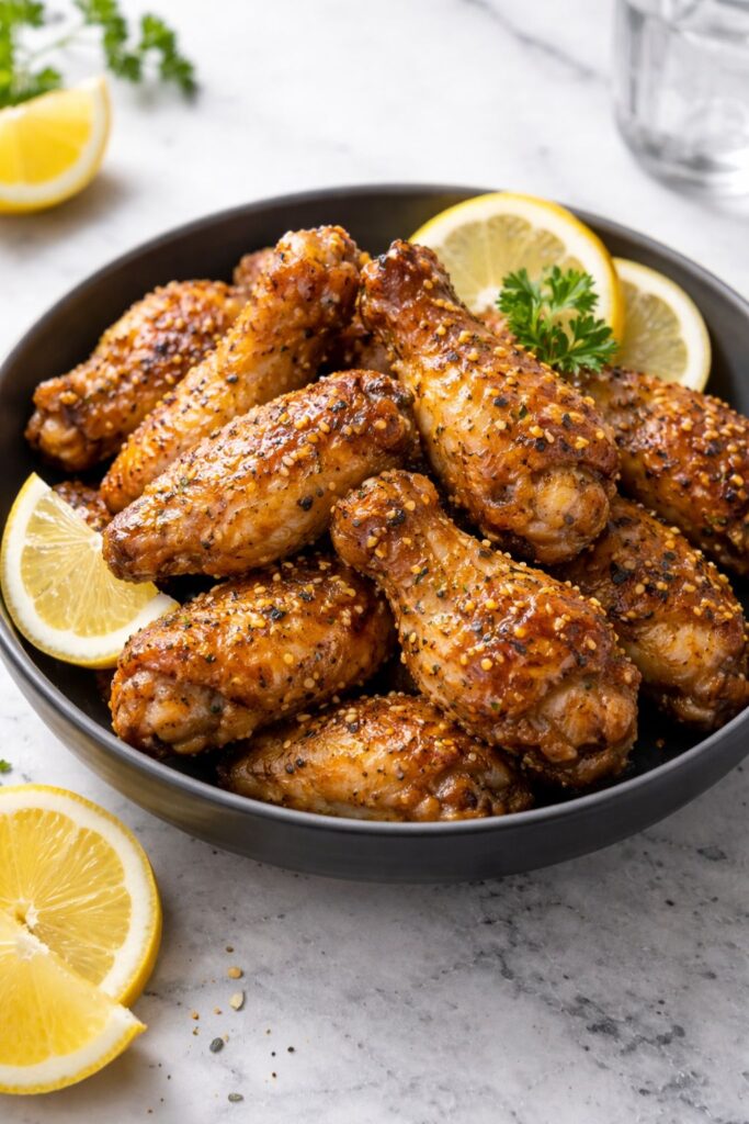 Lemon Pepper Chicken Wings Recipe