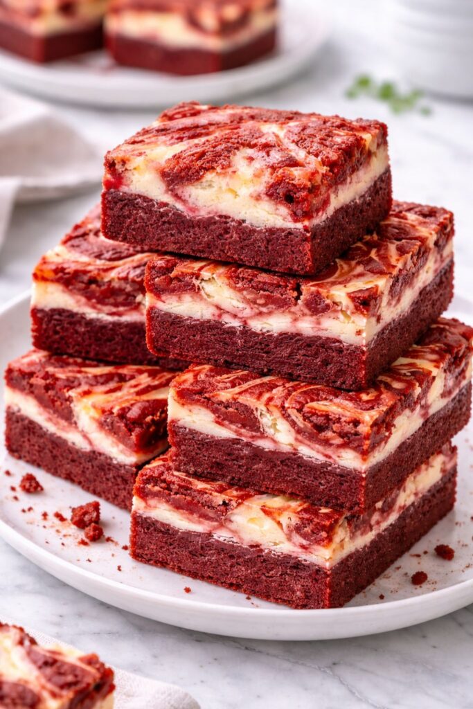 Red Velvet Cheesecake Brownies Recipe