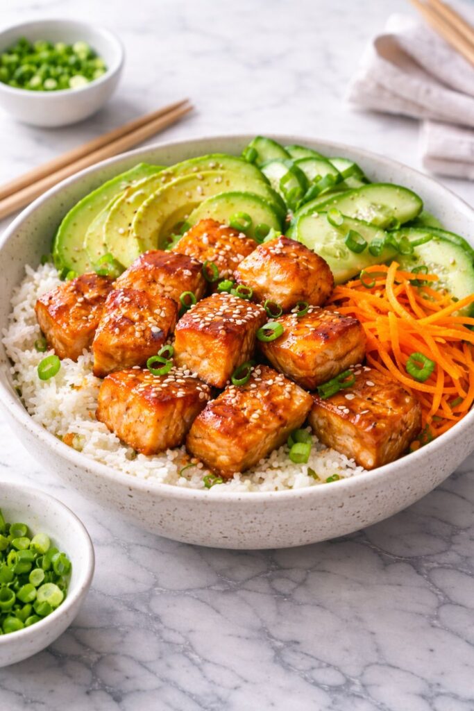 Salmon Rice Bowl Recipe