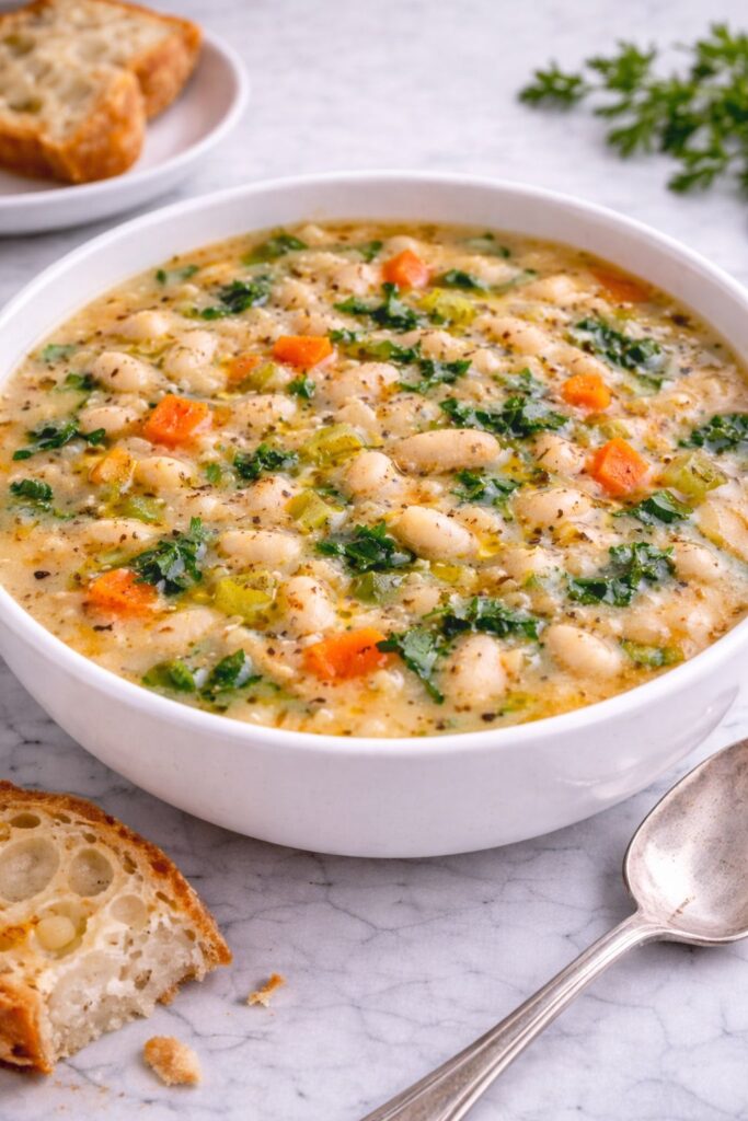 Tuscan White Bean Soup Recipe