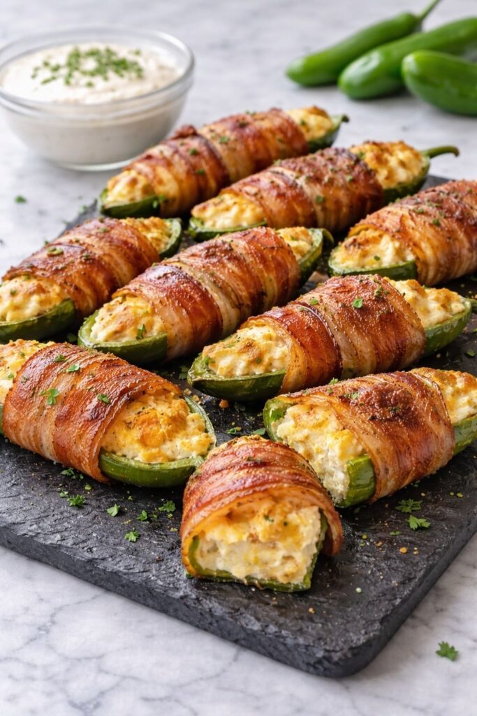 Bacon-Wrapped Jalapeno Poppers Recipe