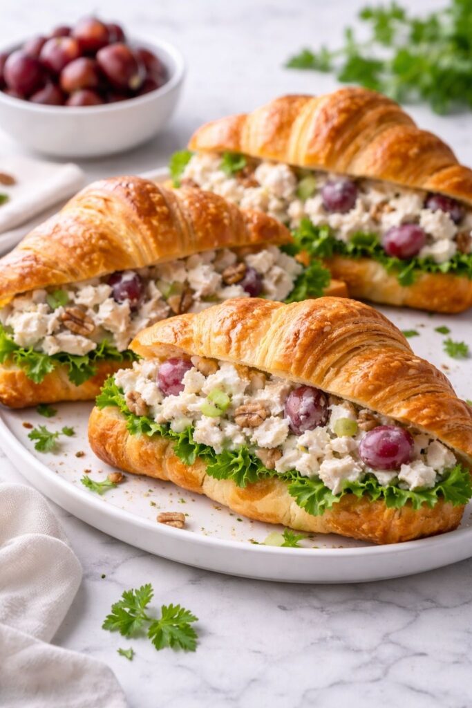 Chicken Salad Croissant Sandwich Recipe