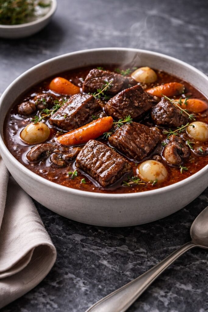 Classic Beef Bourguignon Recipe