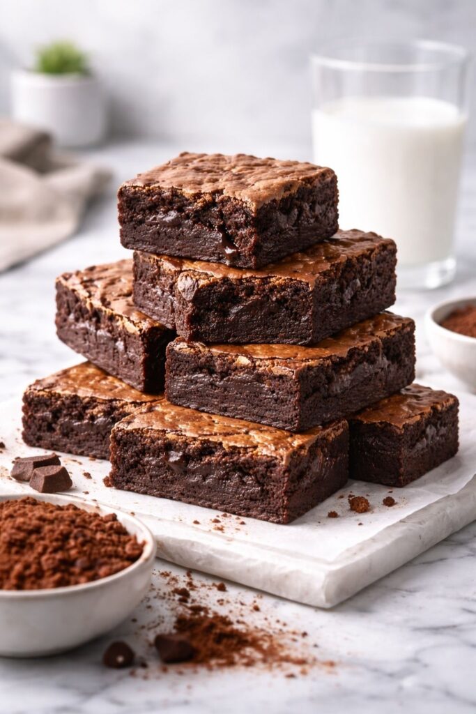 Cocoa Fudge Brownies Recipe