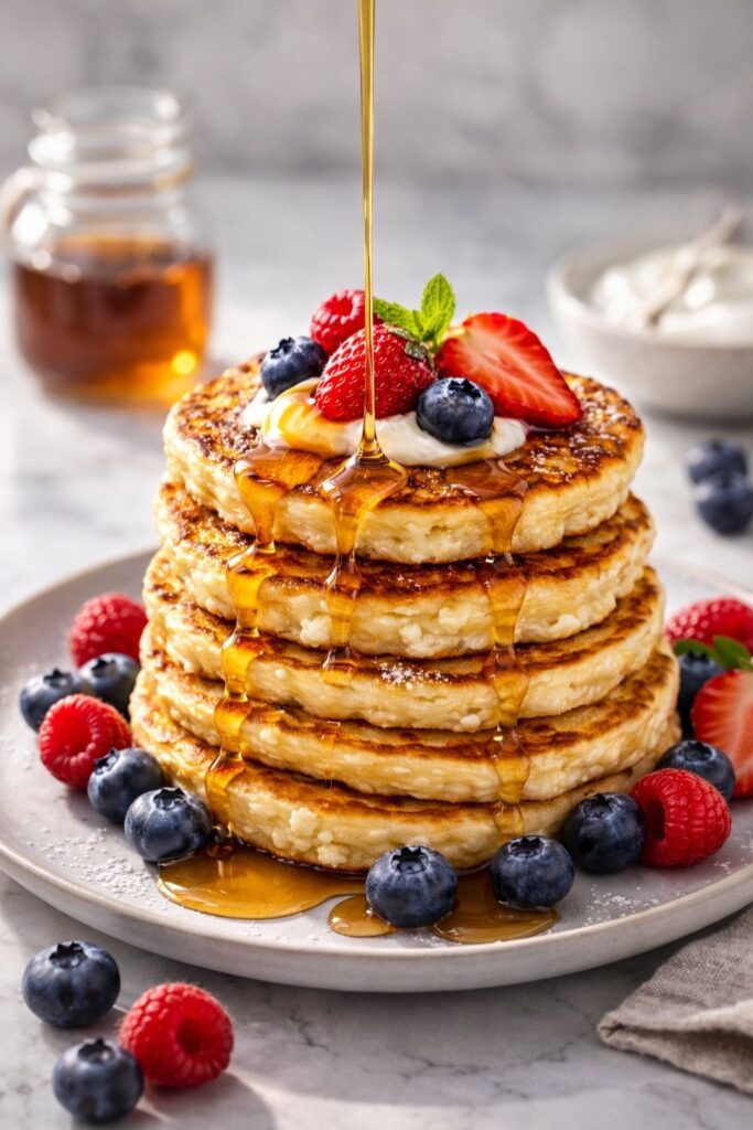Cottage Cheese Pancakes Recipe