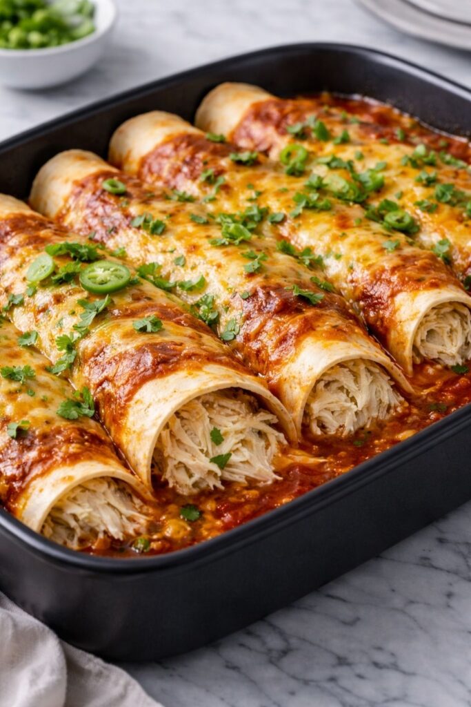 Cream Cheese Chicken Enchiladas Recipe