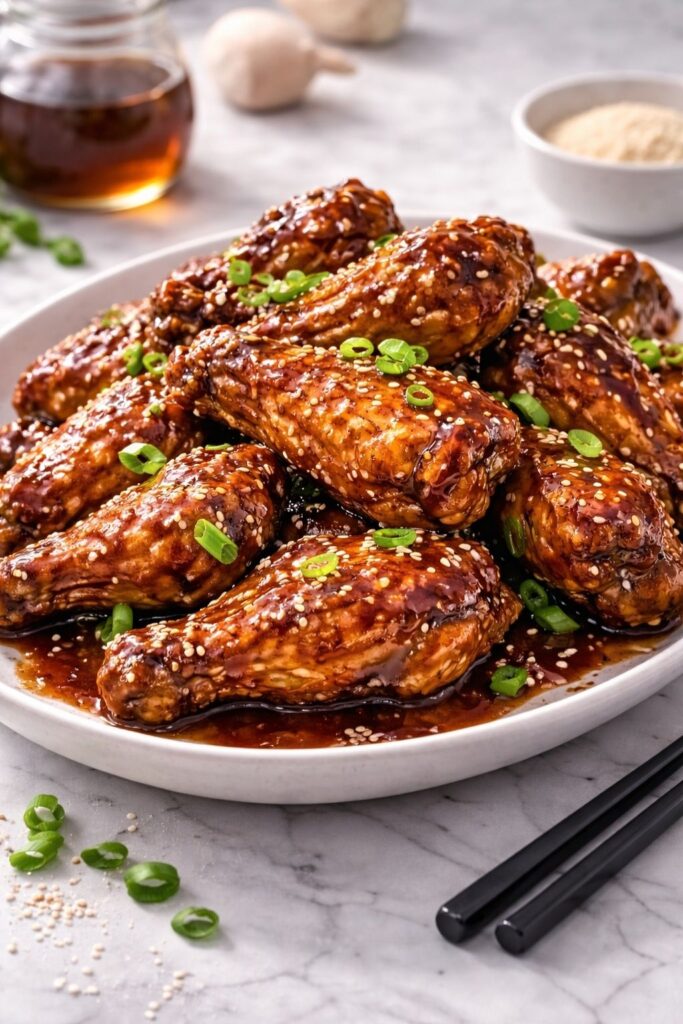Crockpot Teriyaki Chicken Wings