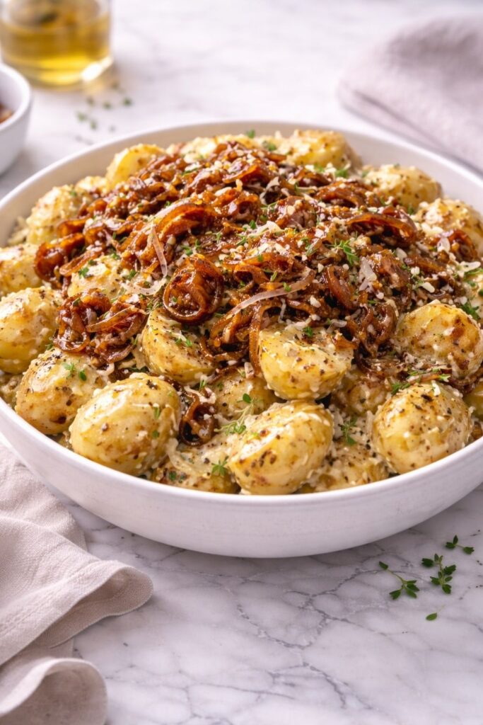 French Onion Potato Salad Recipe