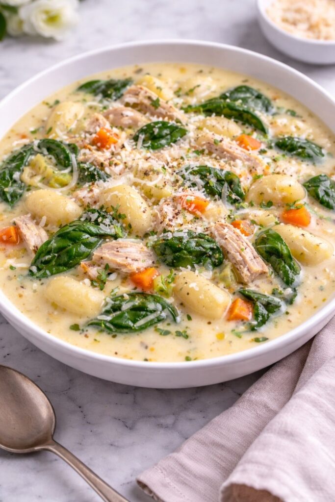 Olive Garden Chicken Gnocchi Soup Recipe