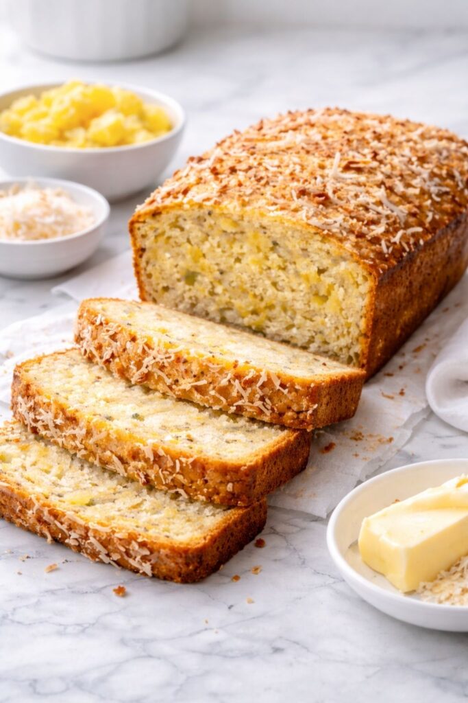 Pineapple Coconut Bread Recipe