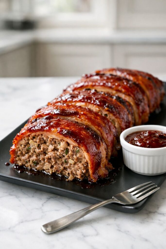 Pioneer Woman Meatloaf Bacon Wrapped