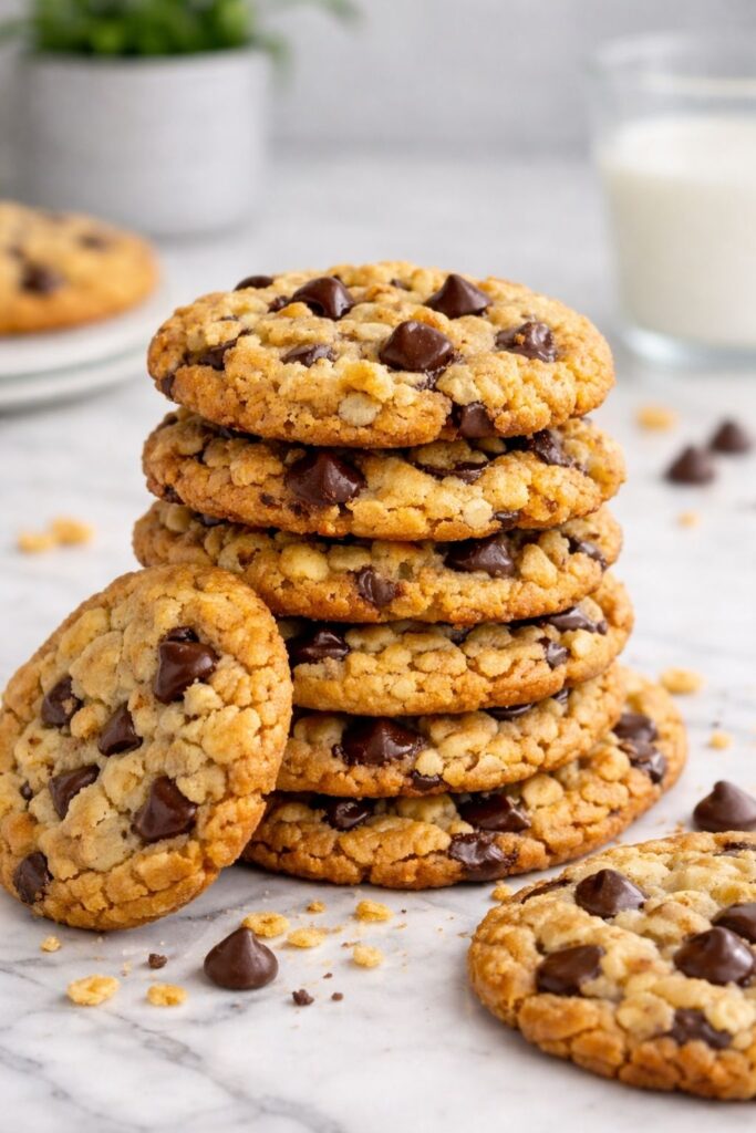 Rice Krispies Chocolate Chip Cookies