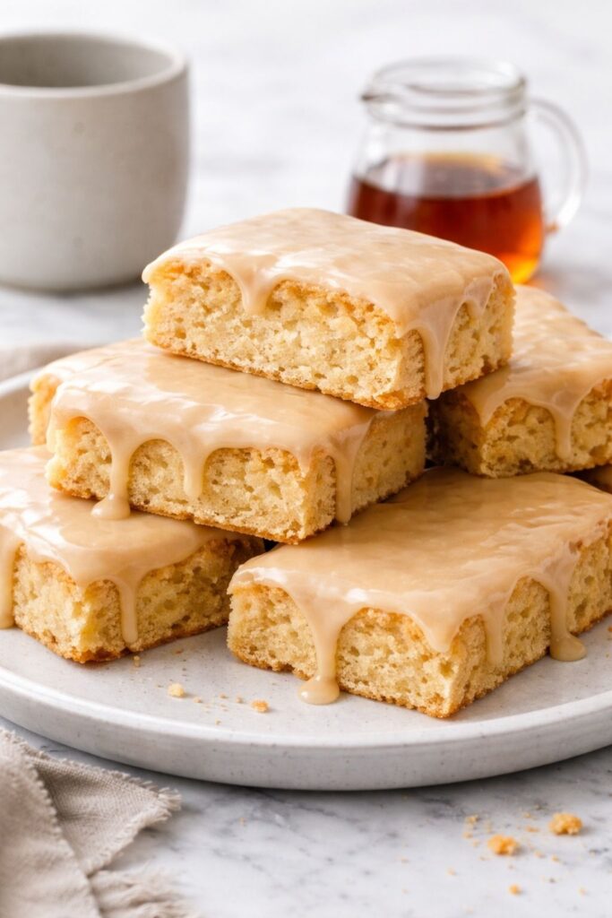 Baked Maple Donut Bars Recipe