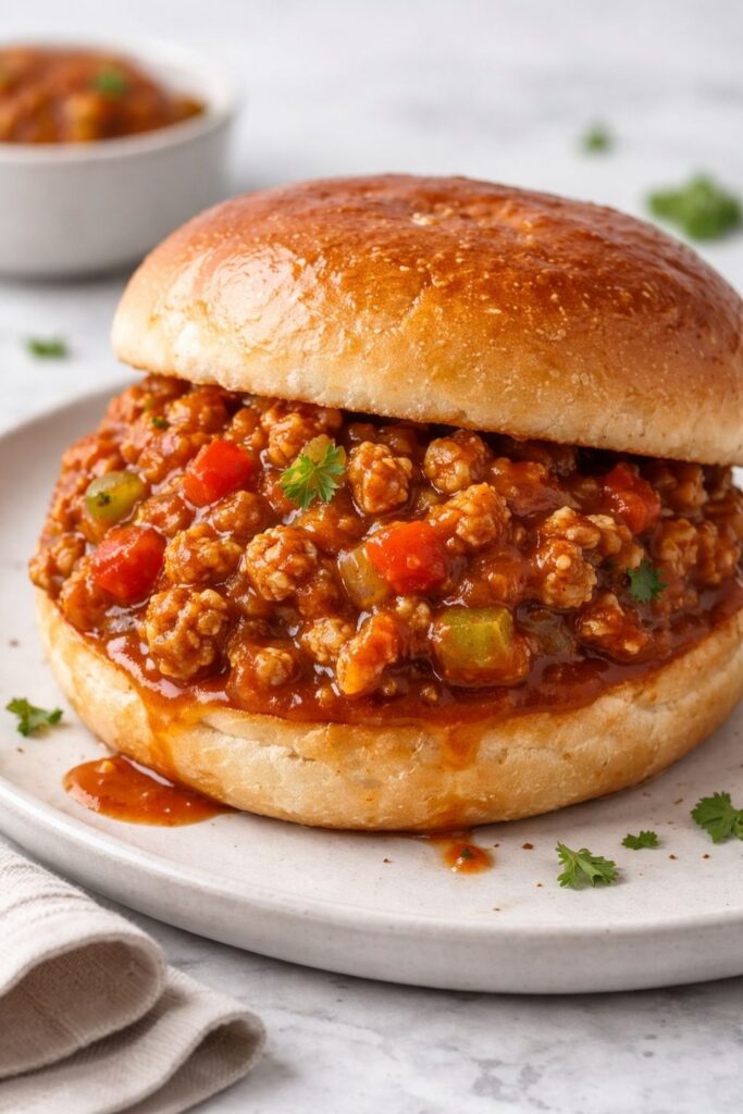 Cajun Chicken Sloppy Joes Recipe
