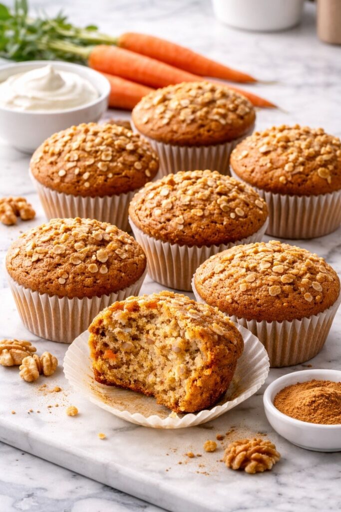 Carrot Cake Yogurt Muffins Recipe