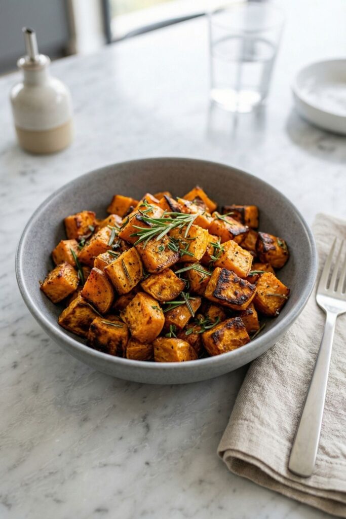 Crispy Roasted Sweet Potatoes Recipe