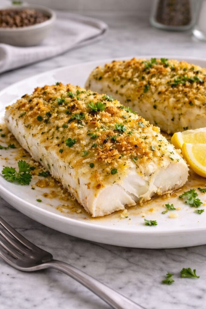 Parmesan Crusted Cod Recipe
