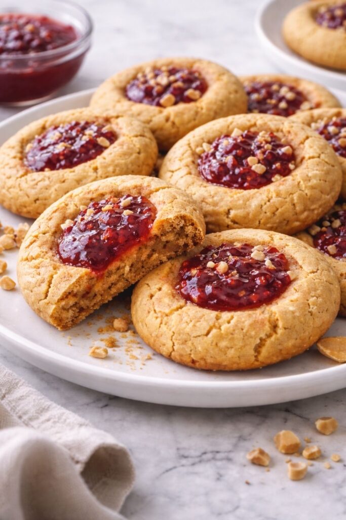 Peanut Butter and Jelly Cookies