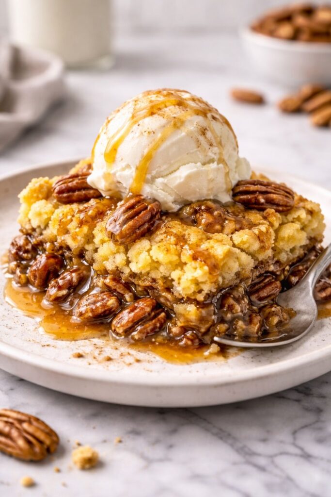 Pecan Pie Dump Cake Recipe