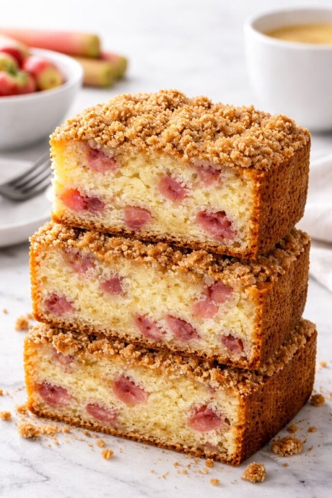 Rhubarb Coffee Cake Recipe