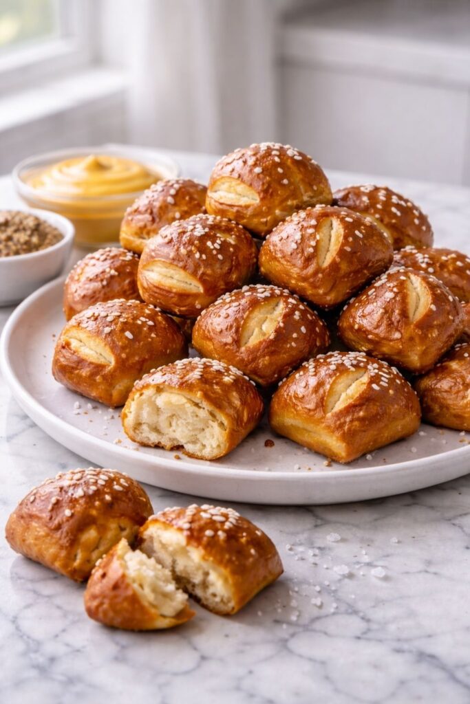 Sourdough Pretzel Bites Recipe