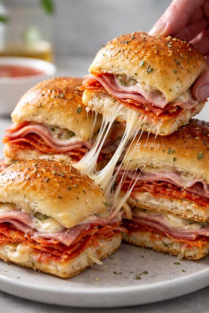 Hot Italian Sub Sliders Recipe
