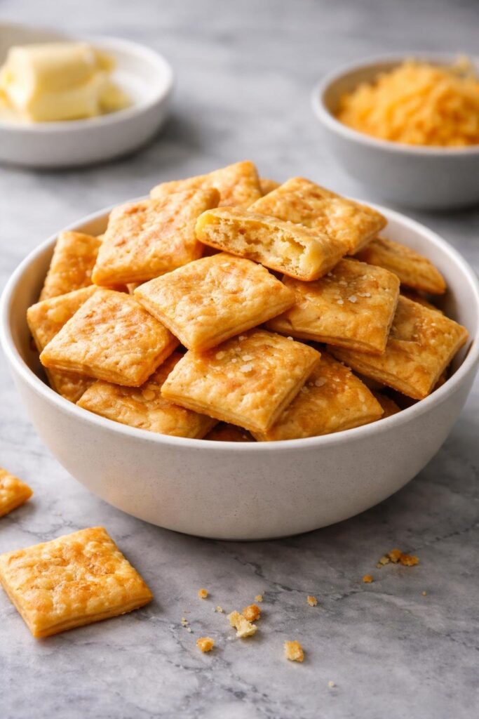 Homemade Cheddar Crackers Recipe
