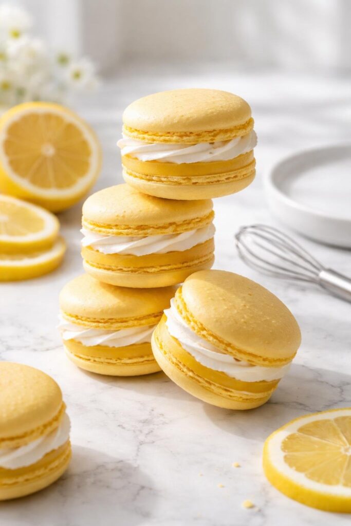 Citrus Lemon Meringue Pie Macarons Recipe
