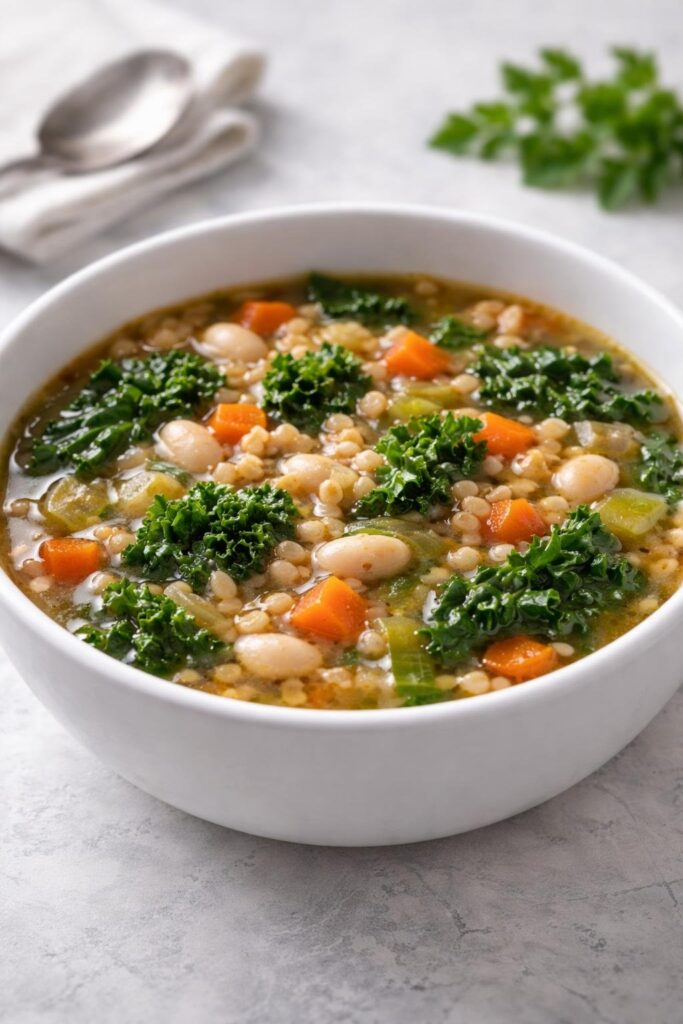Tuscan Farro Soup Recipe
