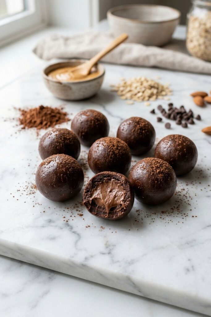 Cadbury Egg Protein Balls Recipe