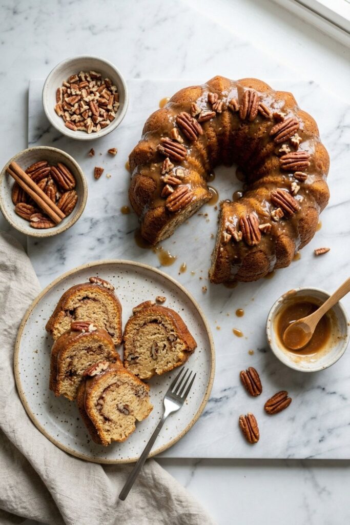Joanna Gaines’ Cinnamon Pecan Bundt Cake Recipe