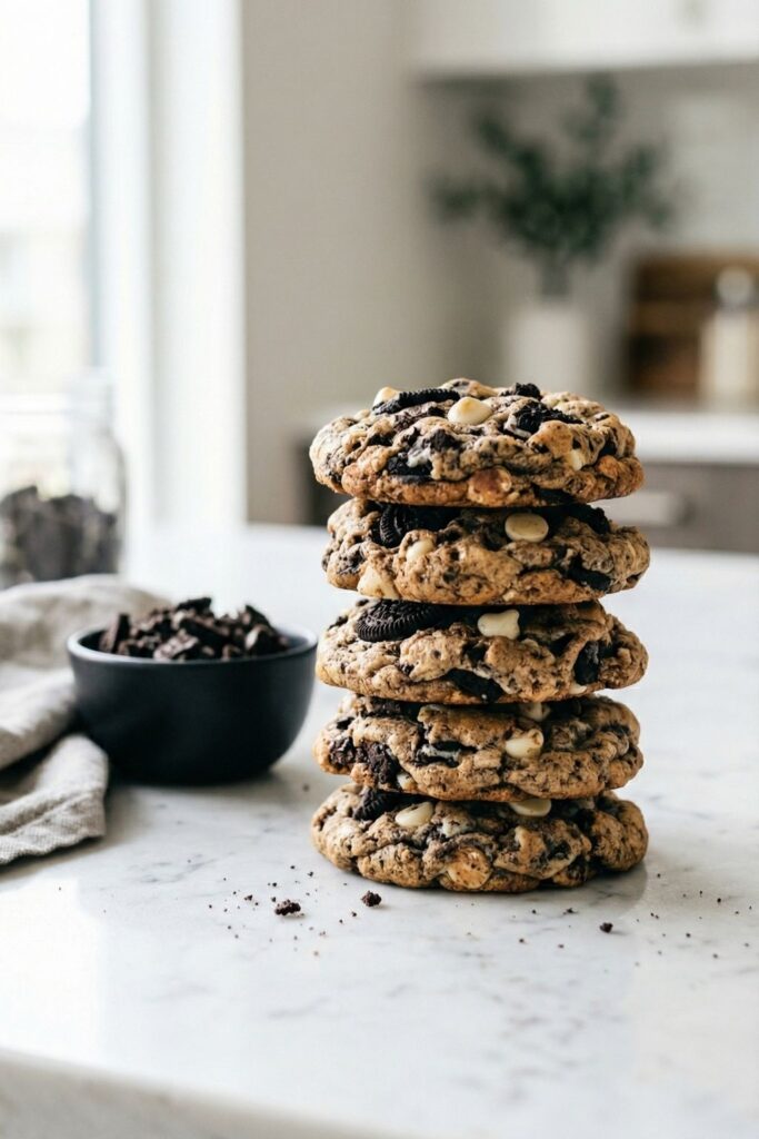 Oreo Cookies and Cream Cookies Recipe