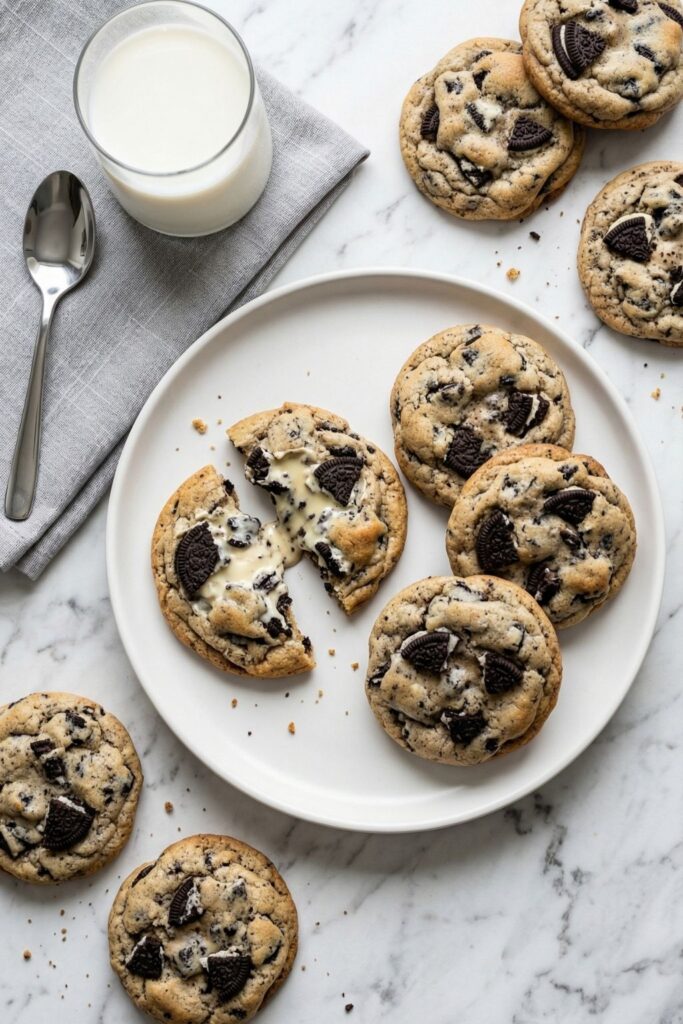 Oreo Cookies and Cream Cookies Recipe